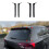 Car Rear Window Side Spoiler Canards Splitter for   B8 B8.5 Rear Windshield Side Wing Trim Sticker Bright Black 2