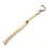 Braided Key Ring Handmade Net Pocket Accessory-White 1