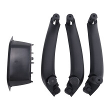 4 Stück / Set Auto Interior Innen Tür Griff Ziehen Trimmen Schüssel für F25 F26 X3 X4 2011-2017 Schwarz LHD