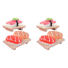 4Pcs Miniature Display Food Lifelike Small House Supply Desk Decor