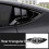 Car Rear Shutter Window Cover for  Model Y Rear Triangular Louver Decoration Cover Accessories Gloss Black 4