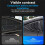 Car Rear Shutter Window Cover for  Model Y Rear Triangular Louver Decoration Cover Accessories Gloss Black 6