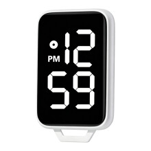Keychain Watch Large Screen For Student And Outdoor-White