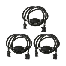 Kit de Conectores de Tanque de Gasolina para Motor de Externo, Mangueira de Linha de Combustível 3 Unidades para Motor