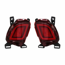 Para  Highlander 2015-2018 Luces Reflectoras de Parachoques Trasero Lámpara LED Antiniebla Luz de Freno Señal de