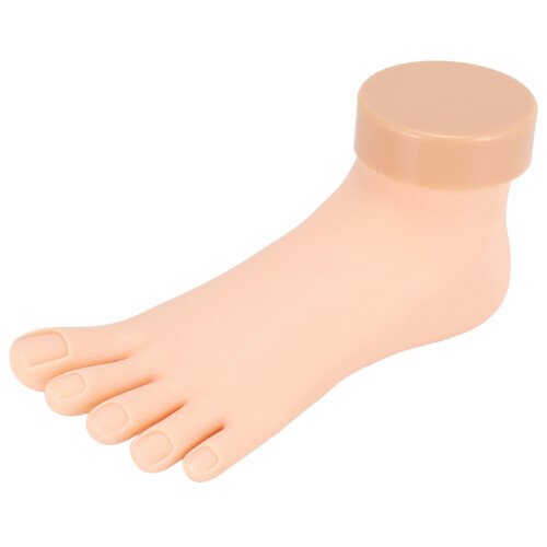 Practice Foot Model Flexible Movable Soft Fake Foot Tool for Nail Art Train 1