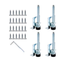 4Pcs Adjustable Chair Levelers Legs Height Adjuster Table Leg