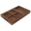 1Set Rustic Light Brown Wood Serving Tray for Tea Snack Fruit Storage 1