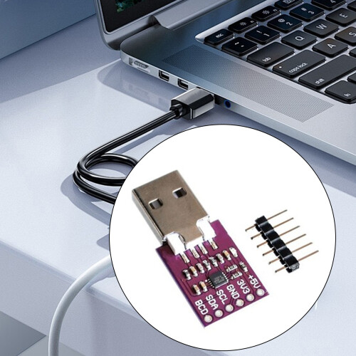Full Speed USB naar I2C-brugmodule USB naar I2C-module 12Mbps 2