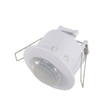 Plafond Verzonken PIR-Bewegingssensor Infrarood Verstelbare Detector voor Gang Magazijn Trappen Veranda Lampschakelaar