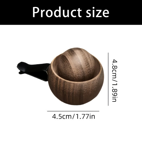 Houten etherische olieverspreider Autoluchtverfrisser voor 2