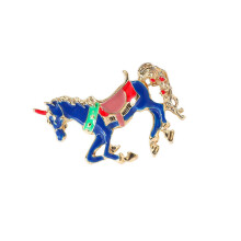 Elegant Unicorns Pin Vintage Design Secure Fasten for Outings