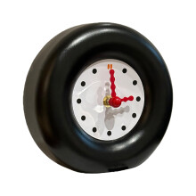 Modern Design Decorative Dopamine Wall Clock with Art-Black
