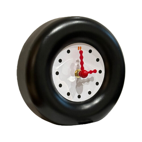 Modern Design Decorative Dopamine Wall Clock with Art-Black