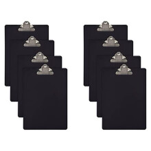 8 Stück Magnetische Klemmbretter im Letter-Format, 9 X 12,5 Zoll, Standard-Clip für Kühlschrank, Büro, Klassenzimmer, Zuhause