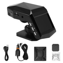 Nuevo 1080P Full HD Dash Cam Car Video Grabador de ConduccióN con Consola Central LCD Car DVR Video Recorder Monitor de Estacionamiento