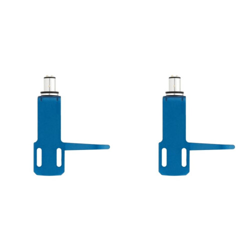 2X Support de Tête de Phonographe HP105 pour Platine Vinyle, Bleu