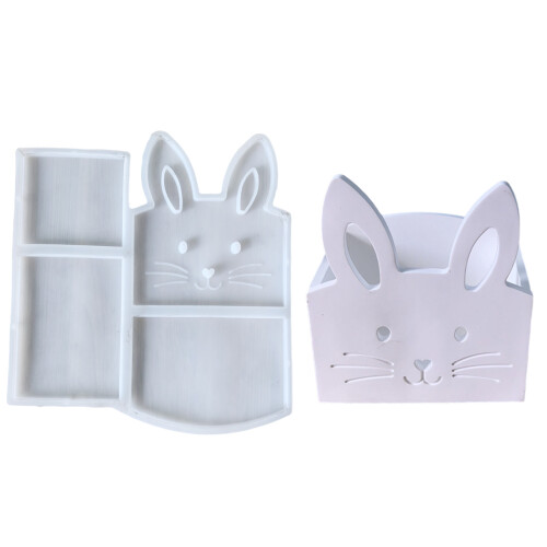 Flexible Silicone Rabbit Shape Mold Designed for Easy Demolding