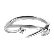 Fashion Jewelry Pieces Star Crosses Rings Adjustable Size-B