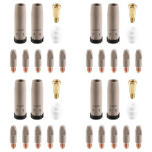 36 Pièces Buse de Protection de Revêtement 24KD Support de Pointe de Buse de Gaz de Torche MIG de 1,0 mm ou Torche de Soudage MIGMAG 24KD