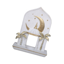 Cultural Resin Castles Ornament With Arabian Moon Design for-2