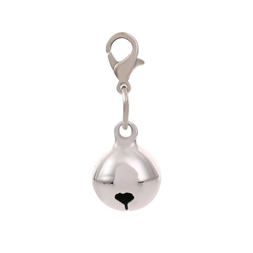 30Pcs Fun Ringing Copper Collar Bells for Dog Cats-Silver