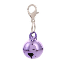 30Pcs Multiuse Pet Bells Collar Charm Pendant with-Lightpurple