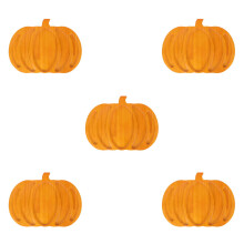 5St Halloween Pompoen Tray Bruin Voor Fruit En Hapjes