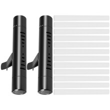 2 St Biloljespridare Bilspridareventilklämma med 12 X Refill-Car Air Freshener-Car Parfym-Car Vent Oil Diffuser