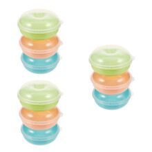 9Pcs Bread Containers Clear Plastic Bread Box Set