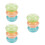 9Pcs Bread Containers Clear Plastic Bread Box Set 1