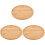 3St Multifunctionele Bamboe Dienplaten Voor Snacks En Opslag 1