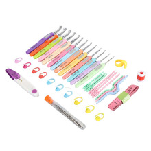 Ganchos de crochet ergonómicos 2,5-10 mm 13 piezas multicolores