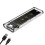 M.2 NGFF  Dual Protocol SSD Case Clear USB Type C 10Gbps PCI-E M2 SSD Transparent External Enclosure Hard Disk Box 1