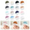 Baby-Fleece-Mütze mit warmem Lammfutter, weichem Stoff,-Grau 3