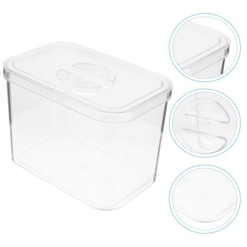 3St Heldere Plastic Kruidenbox Voor Zout Peper Gebruik 2