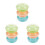 9Pcs Bread Containers Clear Plastic Bread Box Set 2