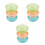 9Pcs Bread Containers Clear Plastic Bread Box Set 3