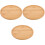 3St Multifunctionele Bamboe Dienplaten Voor Snacks En Opslag 2