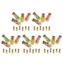 50St Mini Glazen Potjes Voor Poppenhuis, Fijne Afwerking, Veelzijdig