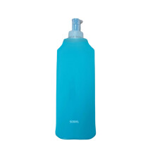 Zachte fles waterfles Running Flask Opvouwbare-meer blauw