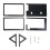7 Inch Lcd Acrylic Bracket Case Contact Screen Case Holder Bracket For Raspberry Pi 3 Model B+ 7