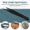 Black Metal Straight  Tip Tweezer 5