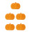 5St Halloween Pompoen Tray Bruin Voor Fruit En Hapjes 4