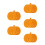 5St Halloween Pompoen Tray Bruin Voor Fruit En Hapjes 5