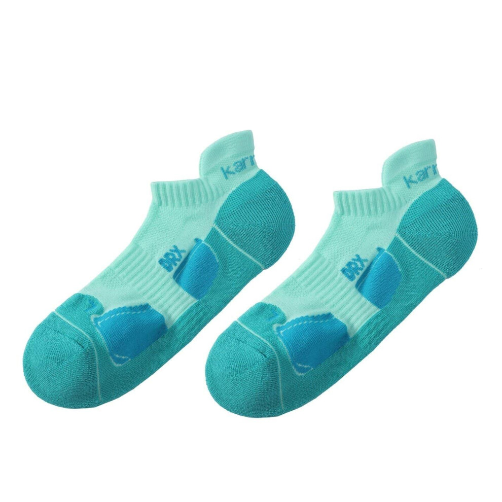 Karrimor (7 Uk-11 Uk, Lime) Mens Trainer Socks (Pack Of 2)