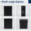 A09 HTPC Computer Case  ITX Gaming PC Chassis Desktop Chassis USB2.0 Computer Case Home Computer Case Black 2