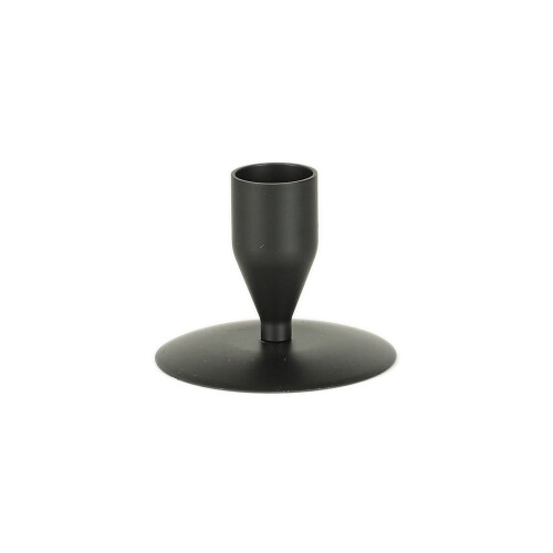 Iron Taper Candle Holders Retro Candlestick Holders-Black