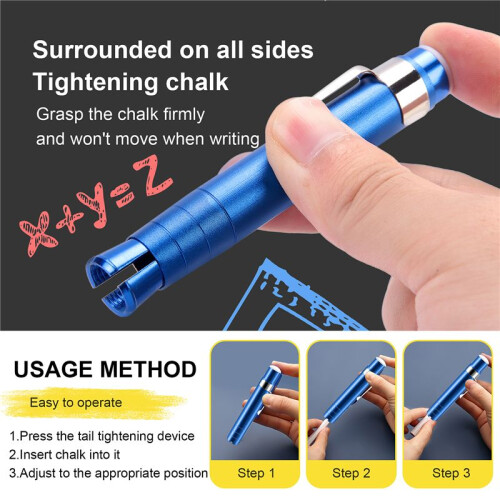 1 pcs Black Aluminum alloy Chalk Keeper Holder () 2