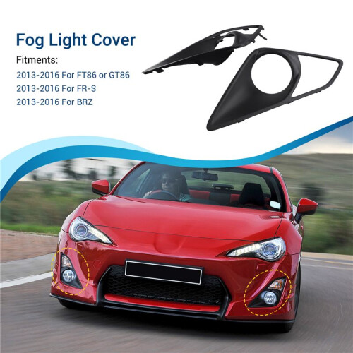 Front Fog Light Cover Bumper Frame Lamp Bezel for  GT86/Scion FR-S/for  BRZ 2013 - 2016 Car Accessorie 1